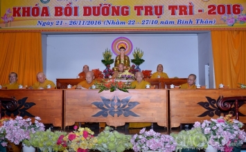 Gần 600 Tăng Ni tham gia khóa bồi dưỡng trụ trì năm 2016